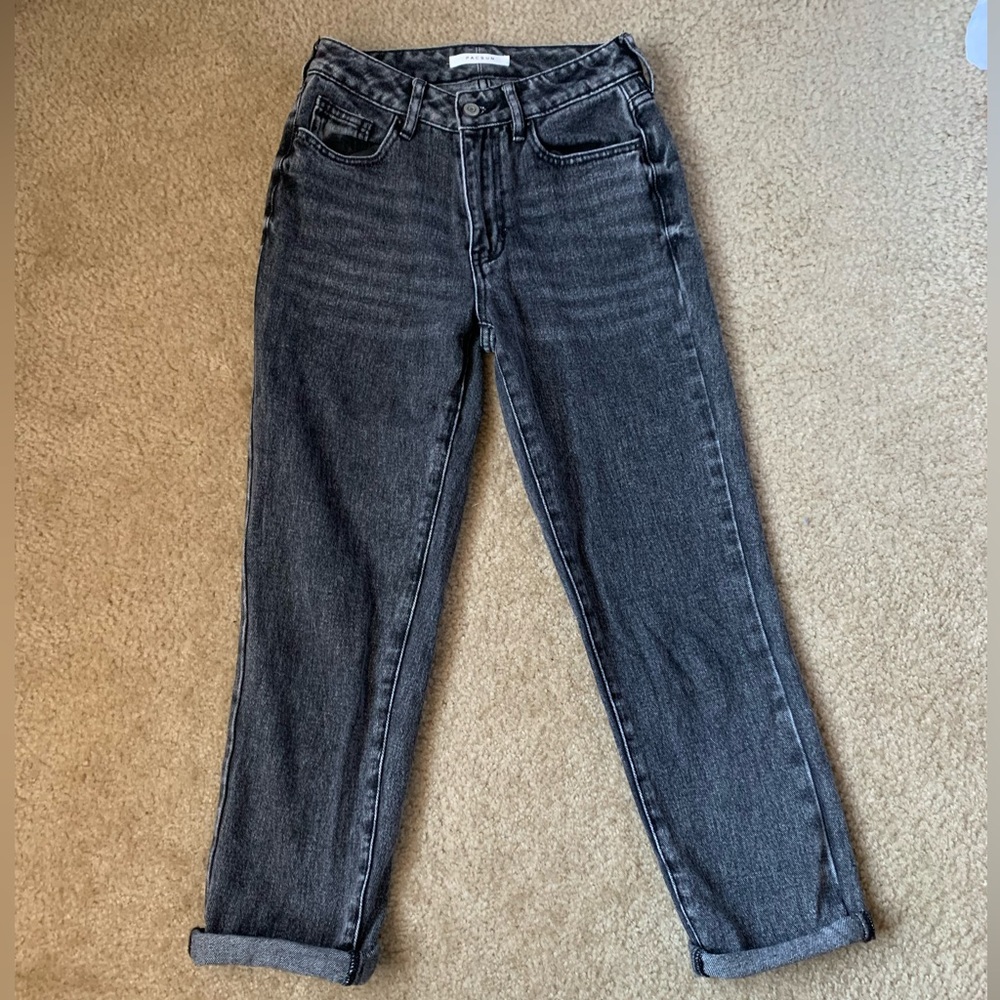 PacSun Cropped Highwaisted dark jeans